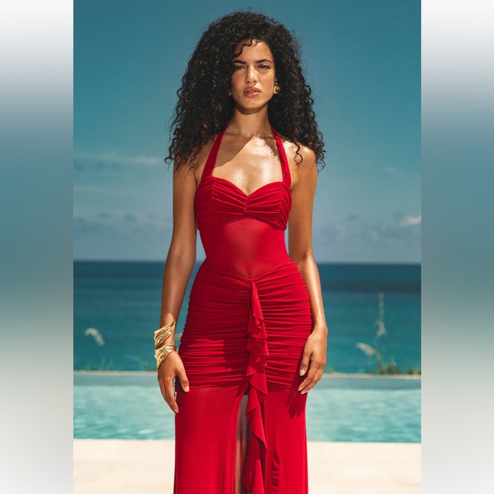 Tallula Maxi Dress- Cherry